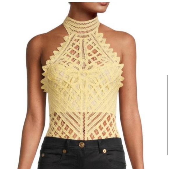 NWOT Free People Be My Battenburg Bodysuit - Picture 3 of 7